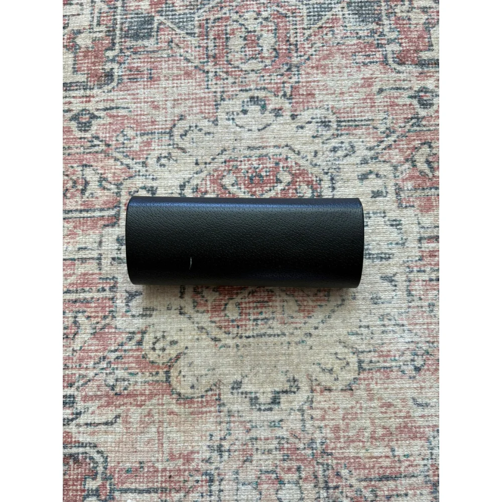Burberry Sunglasses Case Black Leather Hard Shell